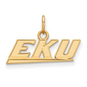 10k Yellow Gold Eastern Kentucky U XS (Tiny) Mascot Charm or Pendant